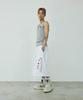 SCALLYWAG [Ryu Jeong-Ran × Skelly Wung] Side Familia Bermuda Training Shorts [White]