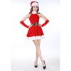 Women Deluxe Mrs Santa Claus Christmas Fancy Dress Costume With Fluffy Trim For Festive Parties