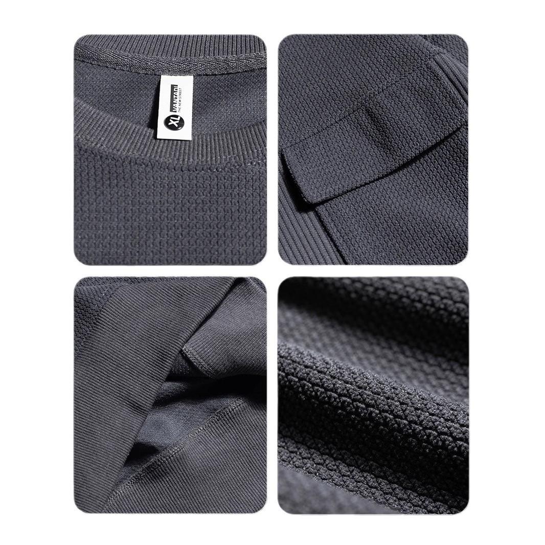 Осенний тяжелый полированный трикотажный свитер мужской американский свободный трендовый — фото 6