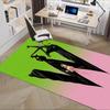 WickedWizard Pattern Polyester Office Carpet Chair Mats, Home Decor Dormitory Floor Protector with Anti-Skid Backing, Large Area Coverage,Ch