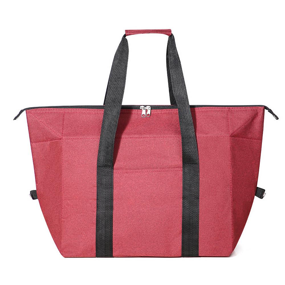 Large-Capacity Folding Insulated Picnic Bag - Portable, Aluminum Foil, Fresh-Keeping, Outdoor Use