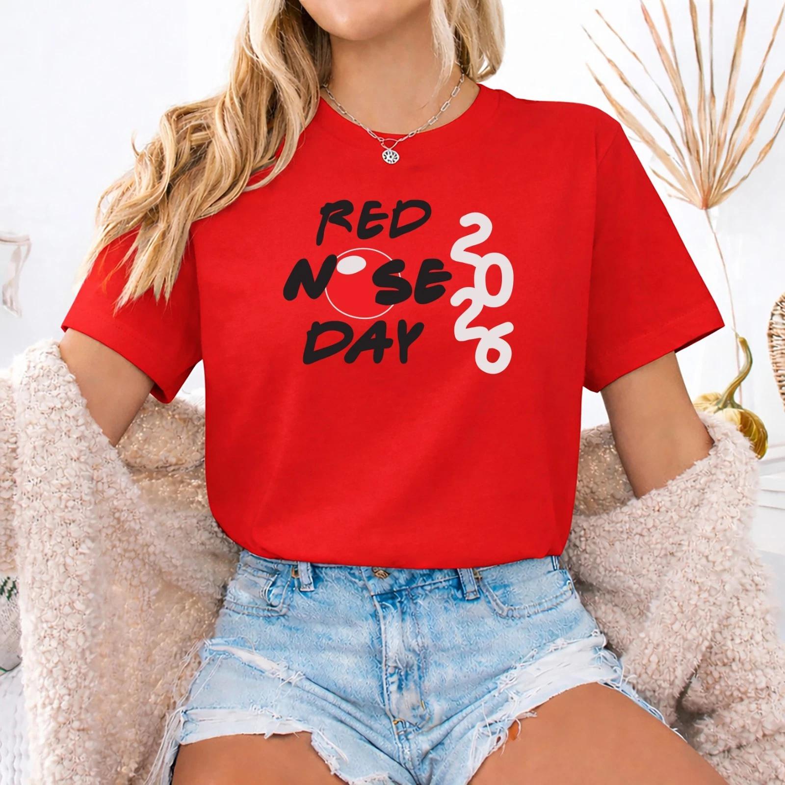 Red nose day 2026 T-shirt, Kids comic Relief Funny Shirt , Nose 2026 4XL