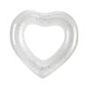 Inflatable Sequin Heart Pool Float