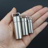 Waterproof Stainless Steel Mini Pill Box - Portable, Moisture-Proof Travel Medication Container