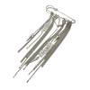 Lightweight Portable Metal Chain Tassels Brooch Comfortable For Daily Wear Easy To Carry On Clothing Without Burden