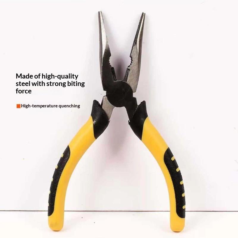 8 Inch Heavy Duty Combination Pliers Non Slip Handle Industrial Grade Durability For Home Diy Repair Projects