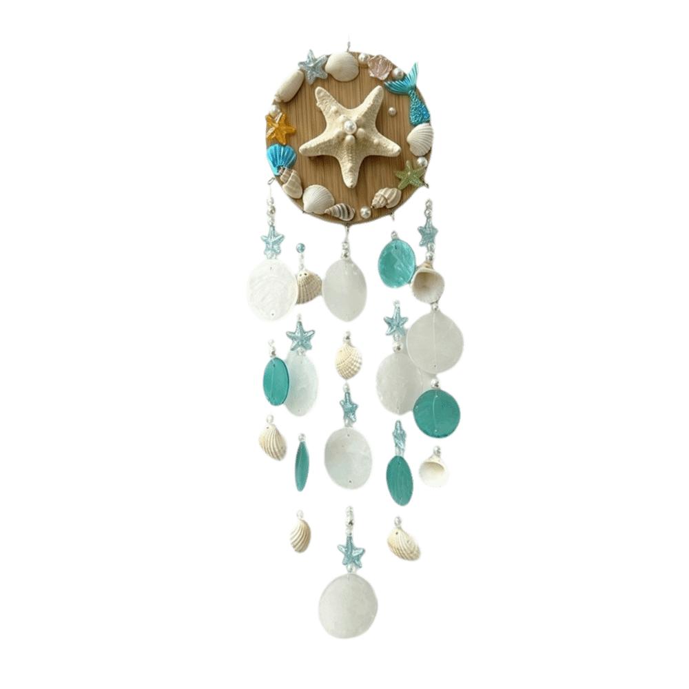 Wall-mounted Sea Shell Wind Chime Star Garden Wind Chimes Creative Outdoor Wind Catcher Garden