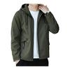 [GmrvaMen] Men's Mountain Jacket, Windbreaker, Blouson, Outerwear, Hooded, Windproof, Cold Protection, Lightweight, Casual, Fashion, Stylish, Spring,