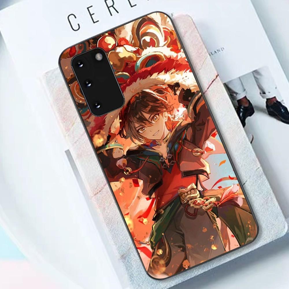 Genshin Impact Anime Phone Case For Samsung S 9 10 20 21 22 23 30 23 24 Plus Lite Ultra FE S10lite Fundas