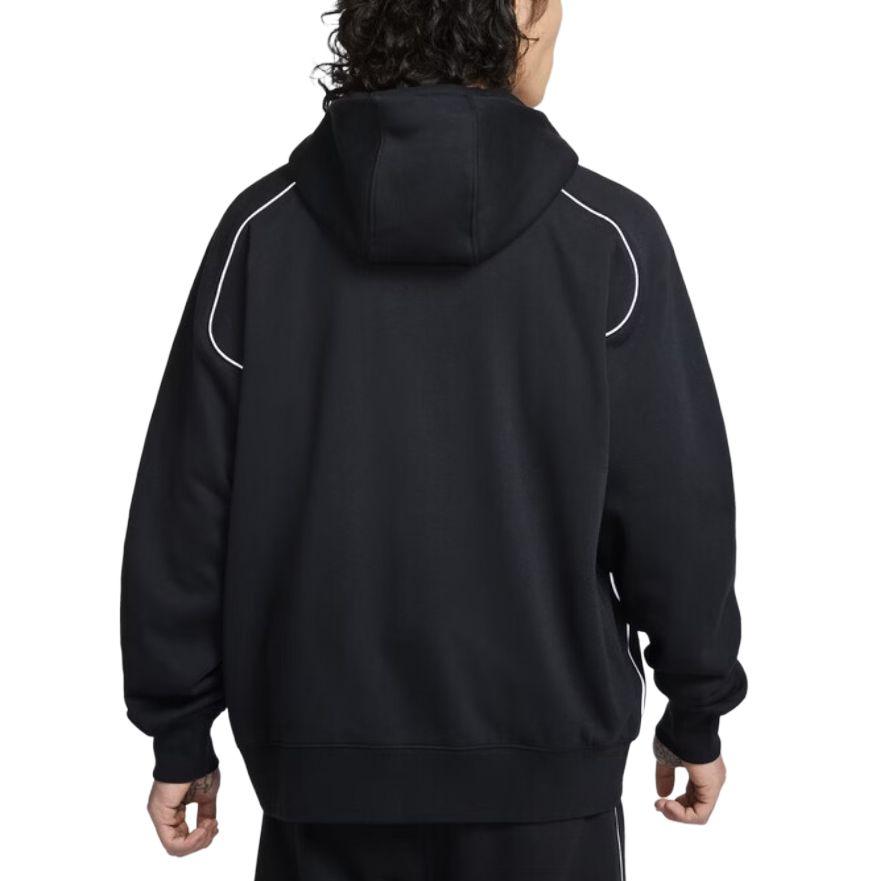 Nike Air Sweatshirts Men's 010 Black/White/White Hooded Moderate Cardigan IF1275-010