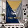 Custom Tapestry Wall Hanging, Aberdeen FC Personalized Name Text Home Wall Decor