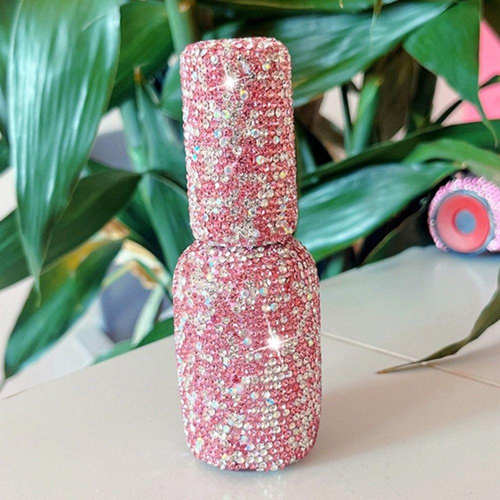 Empty Rhinestone Perfume Bottle Refillable Scent Pump Atomizer Luxury Cosmetics Vials  Travel