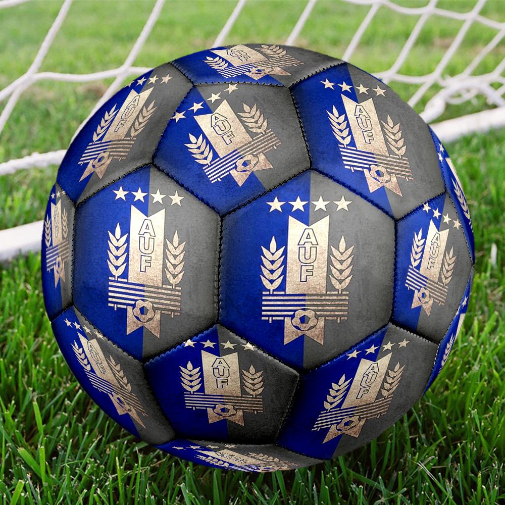 National Football Crest Printed Size 5 Soccer Balls, High-Quality, Anti-Slip, Protective Football, A Unique Gift , Birthdays, Christmas Gifts