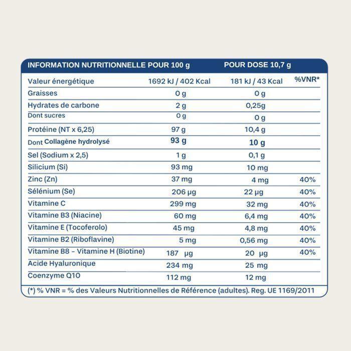 Colpropur Skin Care Collagène naturel et bioactif pêche - 306g