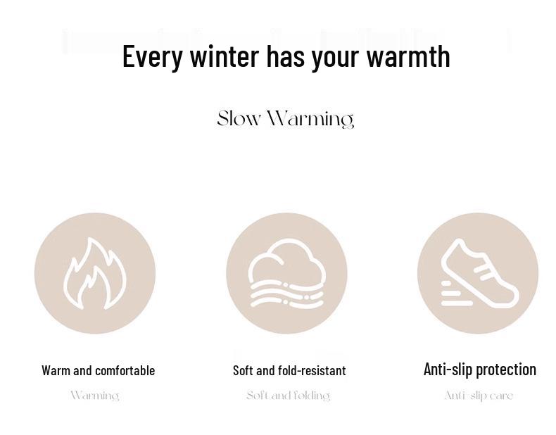 2025 Winter Children's Snow Boots - Velvet-Lined, Thick, Warm & Anti-Slip for Medium & Large Kids