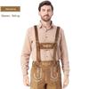 Oktoberfest Karobluse & Bestickte Latzhose Halloween Cosplay Outfit