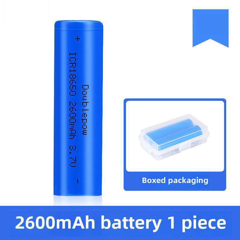 High-Capacity 18650 2600mAh 3.7V Lithium Rechargeable Intercom Door Battery
