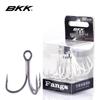 Quadruple Reinforced BT663 Tin-plated Barbed Feather Three-Way Big Fish Hook Lure.