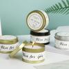 Soy Wax-free Tinplate Can Scented Candle Household Scented Candle Wedding Souvenir Decoration