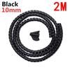 2m 16/10mm Flexible Spiral Cable Wire Protector Cable Organizer Computer Cord Protective Tube Clip Organizer Management Tools