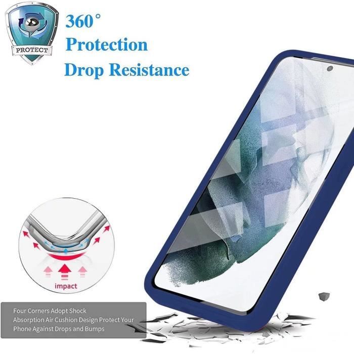 Coque - Samsung - A32 4G - Bleu Marine - Protection 360° - Anti-Rayure - Rigide