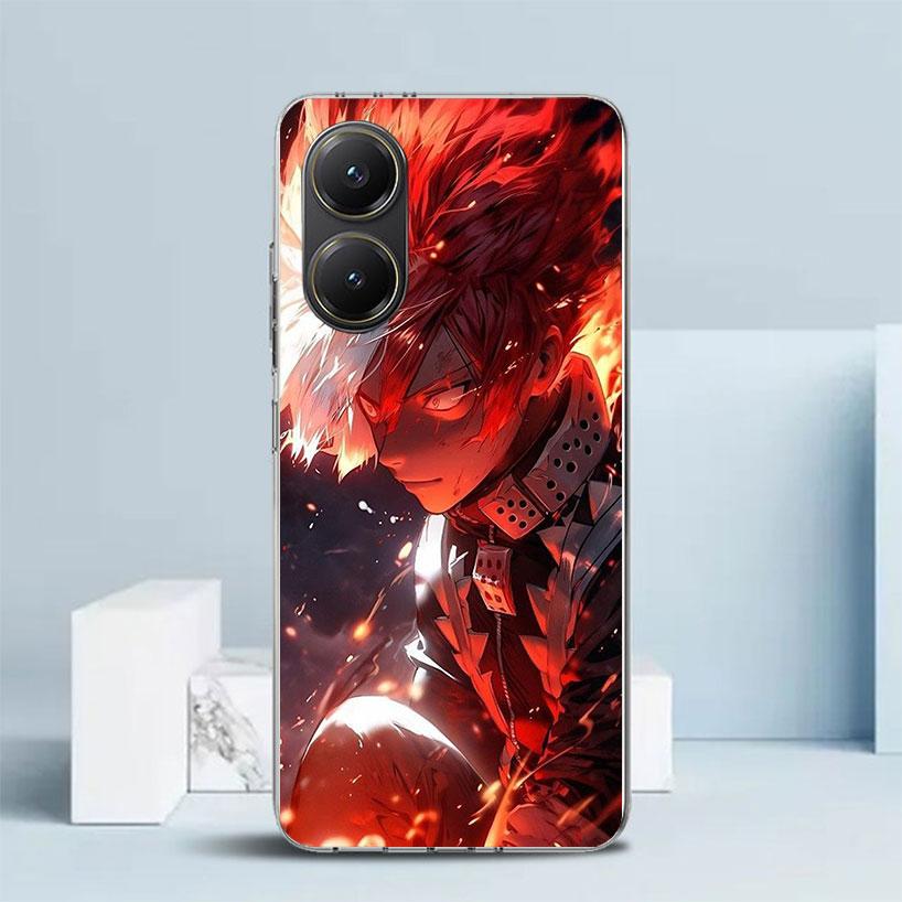 Todoroki Shoto MHA My Hero Phone Case For Xiaomi Poco F7 Ultra X5 X6 X7 Pro M7 Redmi 15C 15 13C 13 12C 12 10C 10 10A 9 9C 9A 9T