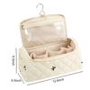 Floral Carrying Bag with Hanging Hook Dustproof Travel Organizer Cute Portable Storage Case for Hair Dryer and Attachments