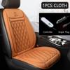 12V Heated Car Seat Cushion (Cloth/Flannel), Car Seat Warmer for Winter, Heating Pad Set Universal Accessory
