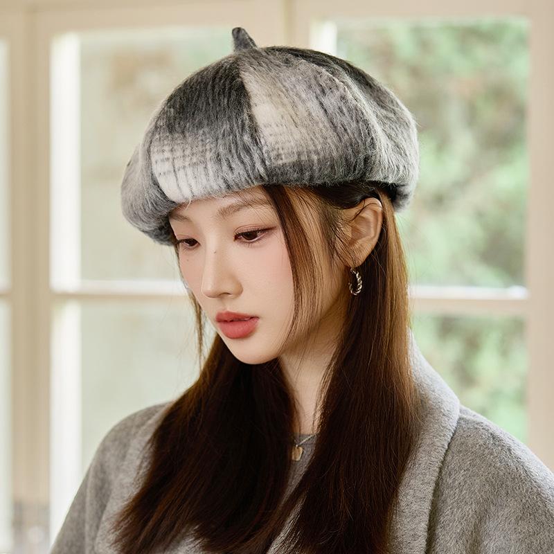 

Ретро Модный и Универсальный Облачный Берет Осень и Зима Новый Британский Стиль Теплая Восьмиугольная Шляпа Ветрозащитная Шляпа Художника Газетчика One Size