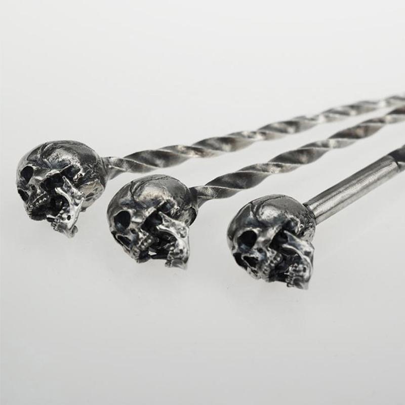 Fashion Personalized Hairpin Skull Design Gothic Retro Hairpin Halloween Accessories Hair Accessories