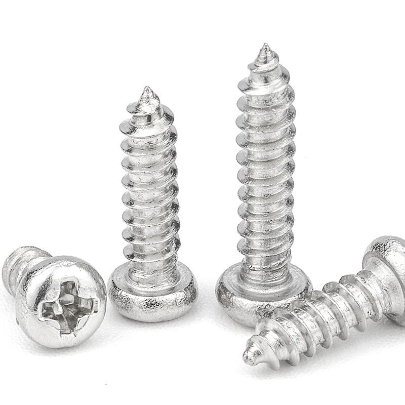 304 Stainless Steel Pan Head Self-Tapping Screw Set with Cross Slot