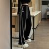 Wide-leg Pants Women's Spring and Autumn High-waisted Drape Sweatpants Trendy Loose Straight Small Sports Casual Mopping Pants