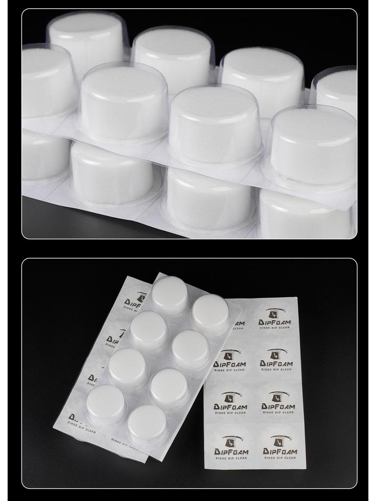 Longyi Tattoo Disposable Nozzles Moisture-Absorbing Color-Changing Cleaning Cups