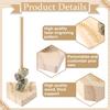 Baseball Rings Holder Baseball Display Case Championship Rings Display Holder Wood Material Jewelry Storage Holder