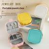 Boîte de rangement portable pour bijoux Organisateur de voyage Étui à bijoux Rangement PP Boucles d'oreilles Collier Bague Organisateur d'exposition pour bijoux