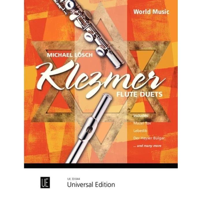 Conducteur Flûte Traversière - Klezmer Flute Duets - Noir - Adulte - UE33044