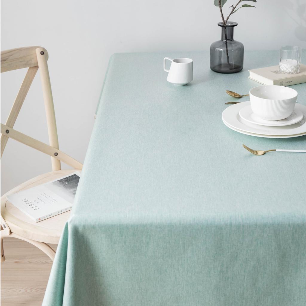 Hopeholic Nordic Einfache Rechteckige oder Quadratische Tischdecke mit Licht 140x240cm Wasserabweisende Tischdecke, Stilvoll, Wasserdicht, Ölbeständig,