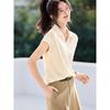 MOHAN YIMEI Women's Linen-Feel Elastic Shirt