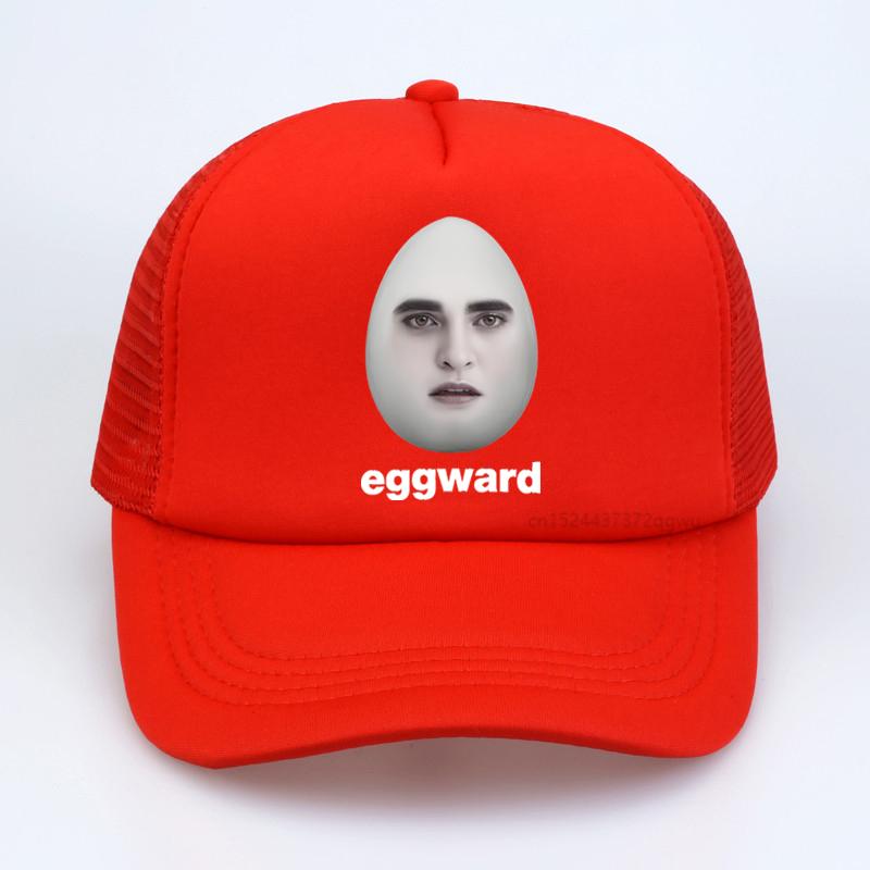 Twilight Eggward Meme hat Unisex Edward Cullen Parody Humor graphic baseball cap Casual Outdoor Mesh breathable Trucker hats