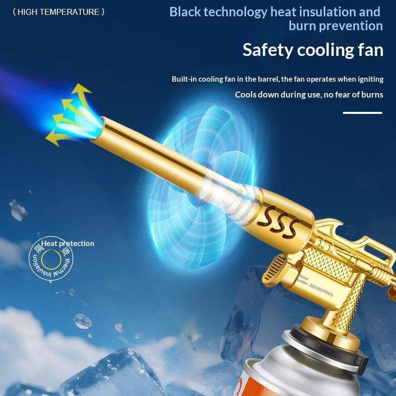 Protable Gas Welding Torch Gas Blowtorch Cooking Outdoor Soldering Butane Autoignition Heating