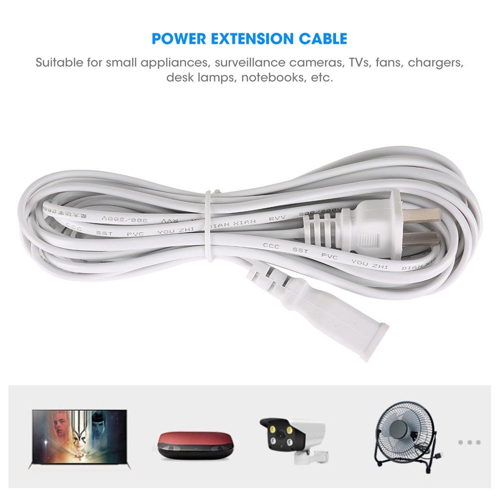 16.4ft Power Extension Cable Extender Wire for Monitoring Equipment    Less Than Br More Than