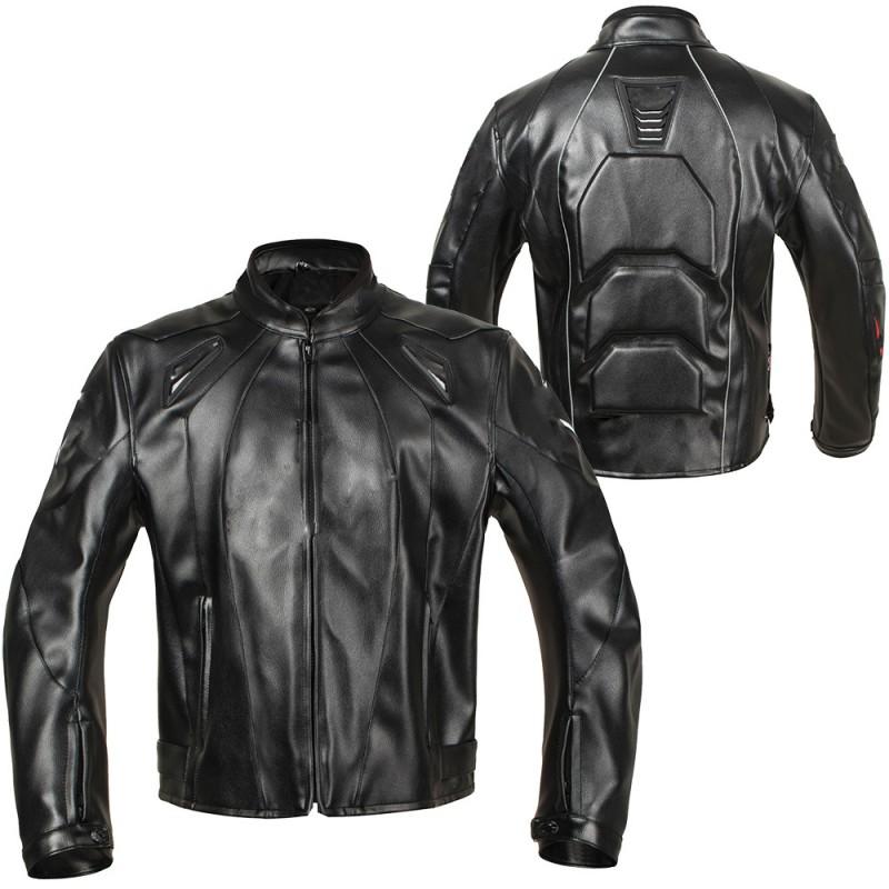Motorcycle Riding Jacket Pants Set Protective Gear Street Off-Road Racing PU