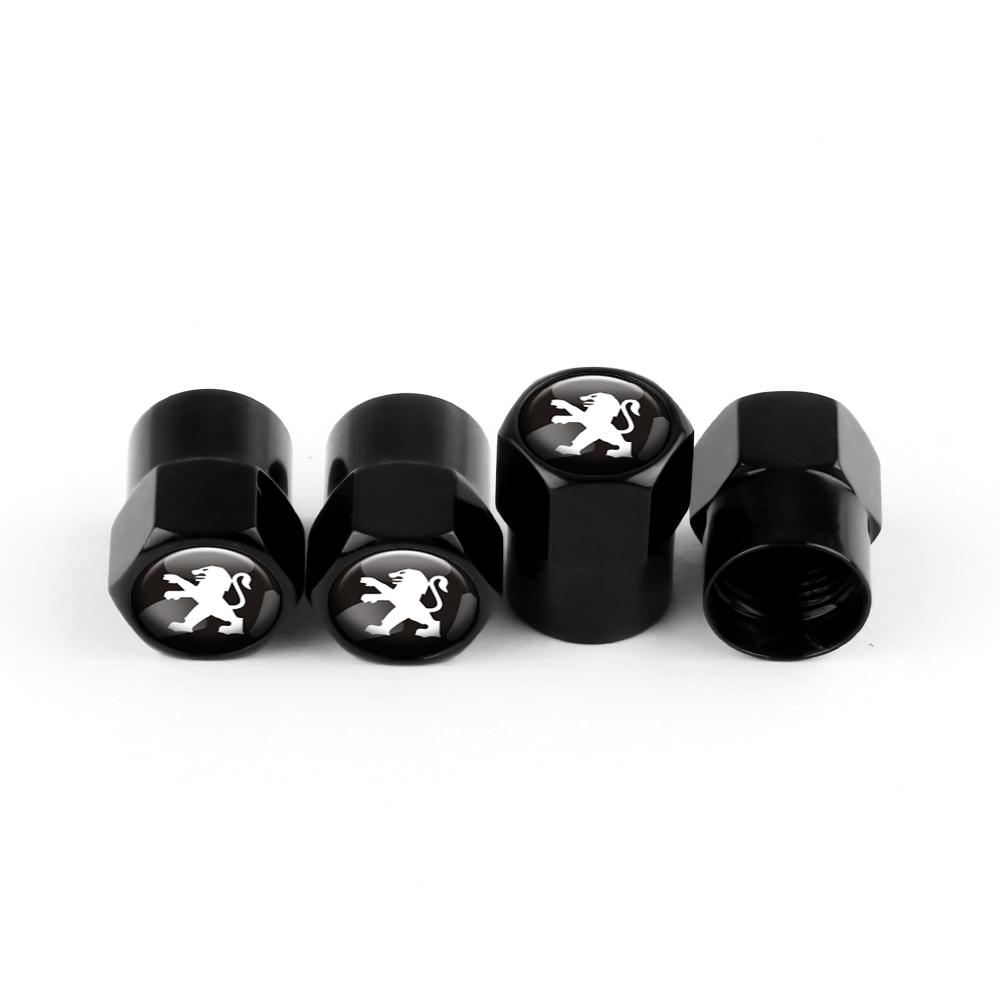 Peugeot Car Tire Wheel Valve Caps Cover Suede Car Key Chain Ring Keychain For 3008 508 206 208 306 307 308 406 407 4008 5008 408