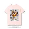 Japanese Anime Dragon Ball T-Shirt Kid Goku Master Roshi Print Casual Loose Cotton Tee Streetwear for Men