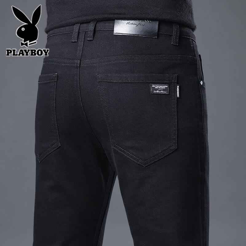 Playboy Men s Slim-Fit Straight-Leg Stretch Jeans 31