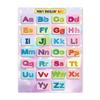 Kids Learning Education Posters English Letters and Numbers Canvas Painting Nordic Nursery Baby Bedroom Wall Art Home Decor
