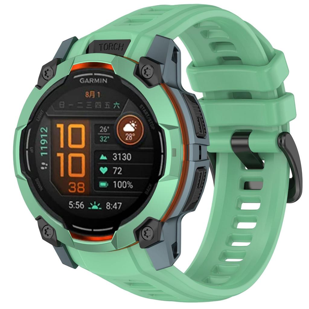 Cinturino Ufficiale in Silicone Per Garmin Instinct 3 Amoled 50mm 45mm Braccialetto di Ricambio per Garmin Instinct 3 Solar 45mm 50mm