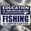 Vintage Metal Tin Sign Fishing Decor Joom  Fishing Is Importanter Metal Poster Fisherman Gift  Bar Kitchen Wall Art Plaque