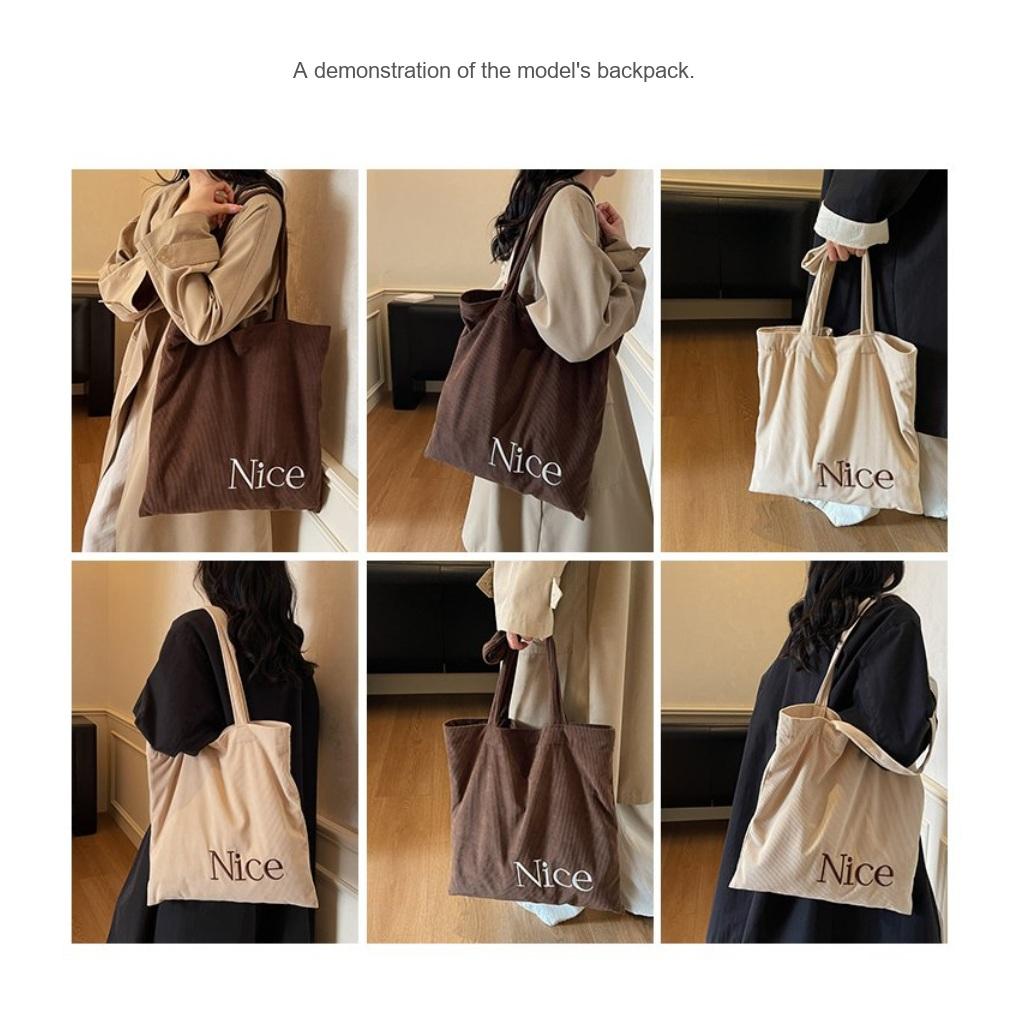 Tote Bag Women Polyester Shoulder Casual