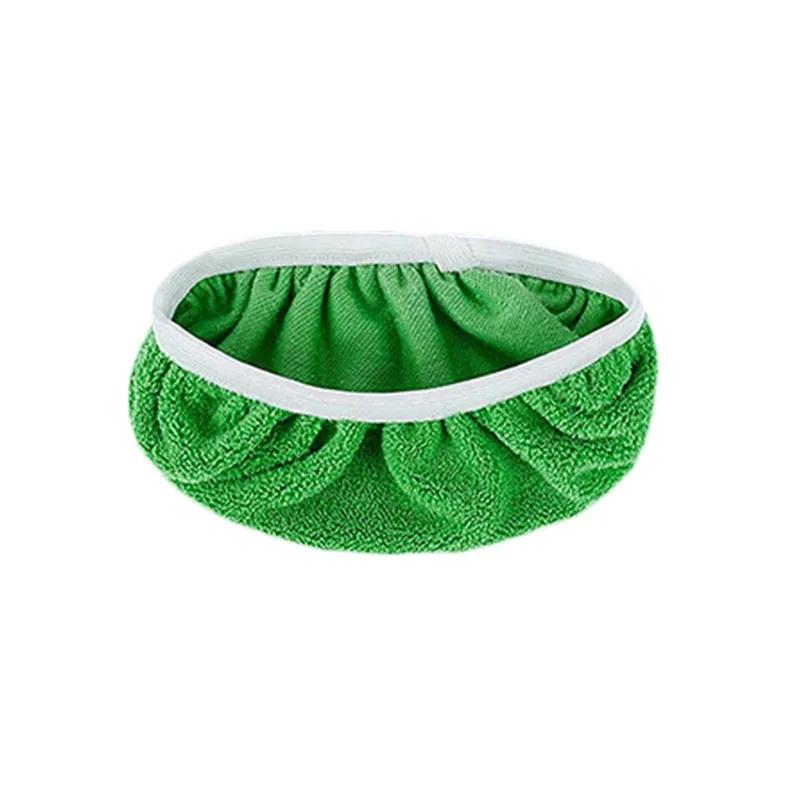 Verdicktes elastisches Band, flaches Mopptuch, Korallenvlies/Mikrofaser/Chenille, Ersatz-Rotationsmopp-Reinigungspad für Badezimmer
